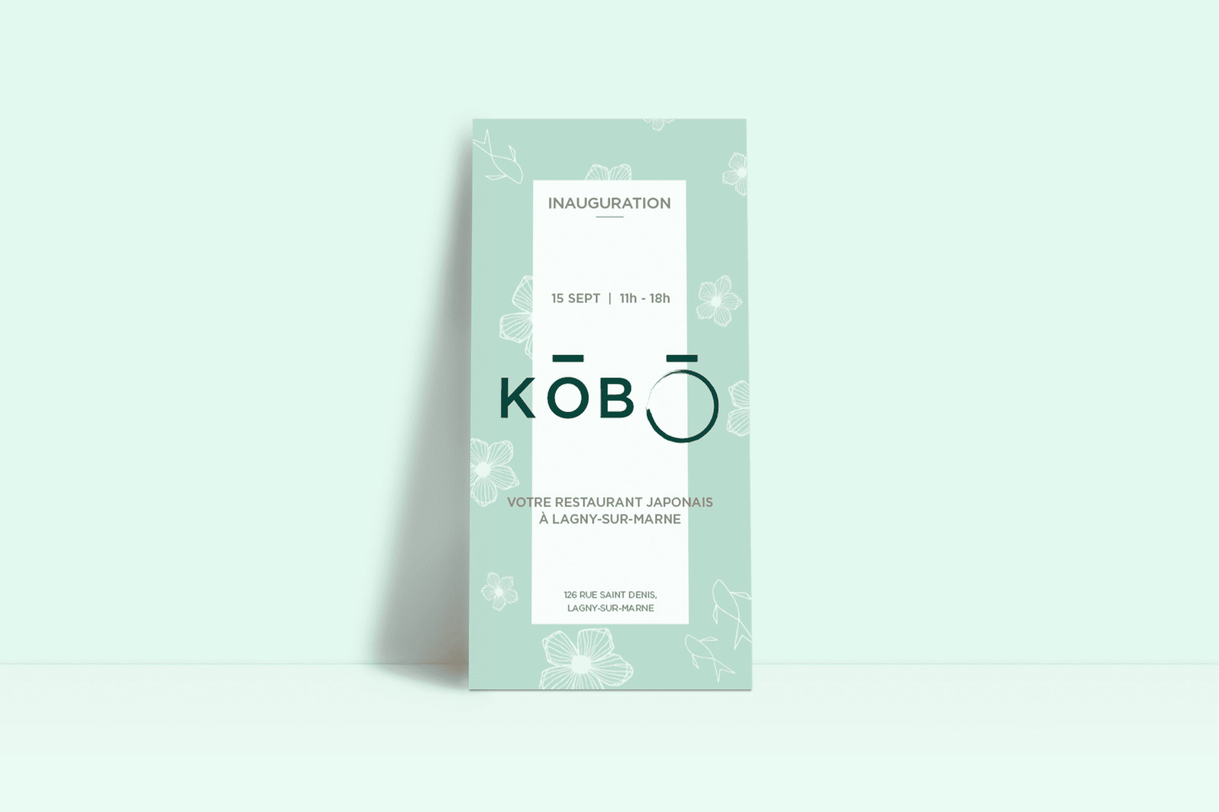 Invitation ouverture du restaurant Kobo