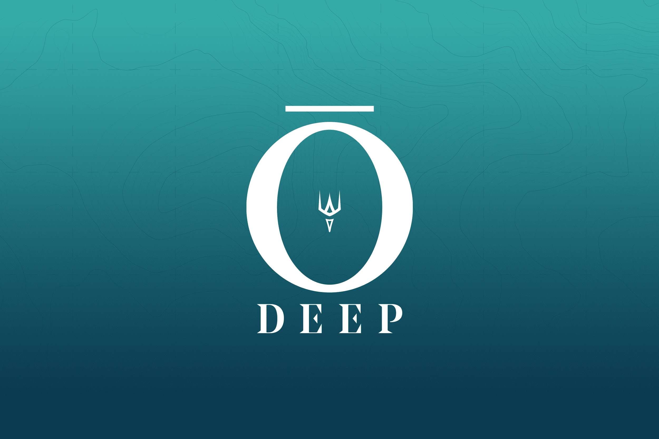 Logo O Deep blanc